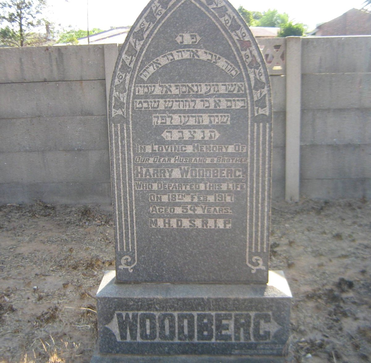 WOODBERG Harry  -1917