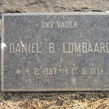 LOMBAARD Daniel B. 1897-1954