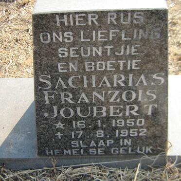 JOUBERT Sacharias Franzois 1950-1952