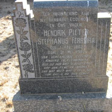 FERREIRA Hendrik Pieter Stephanus 1862-1952