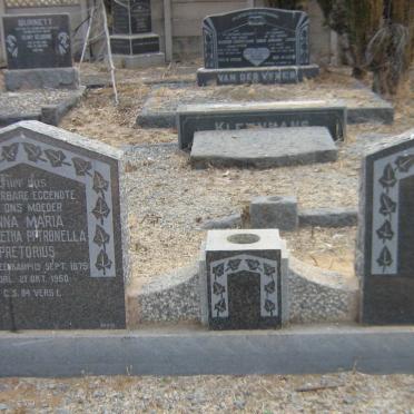 PRETORIUS Wessel Mathys 1878-1965 &amp; Anna Maria Magaretha Petronella STEENKAMP 1875-1950