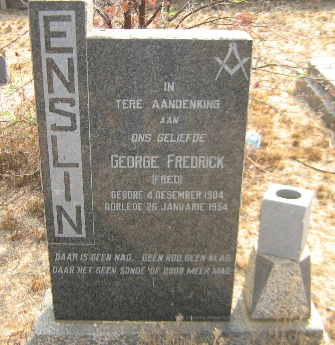 ENSLIN George Fredrick 1904-1954