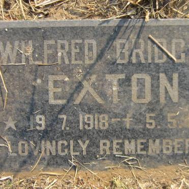 EXTON Wilfred Bridger 1918-1982