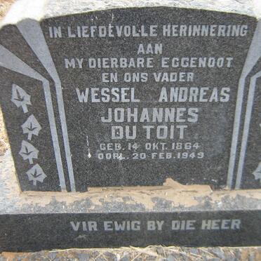 TOIT Wessel Andreas Johannes, du 1864-1949
