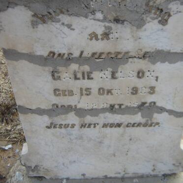 NELSON Galie 1903-1939