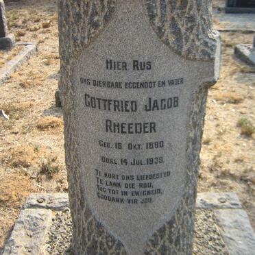 RHEEDER Gottfried Jacob 1890-1939