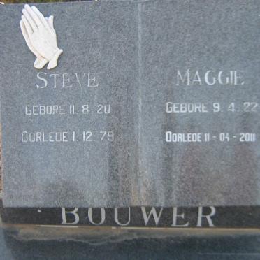 BOUWER Steve 1920-1979 &amp; Maggie 1922-2011