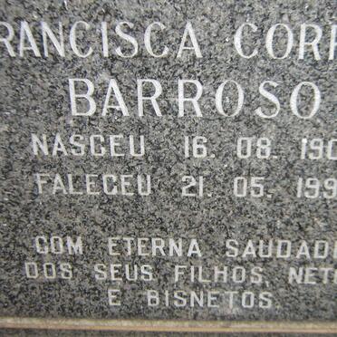 BARROSO Francisca Correia 1909-1992