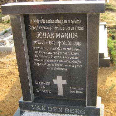 BERG Johan Marius, van den 1979-2013