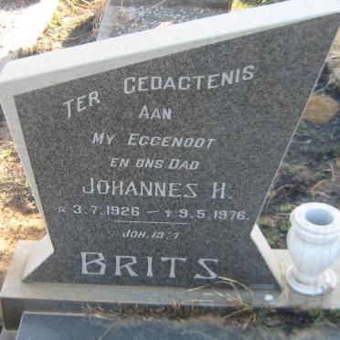 BRITS Johannes H. 1926-1976