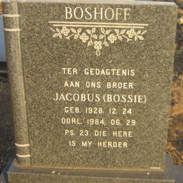 BOSHOFF Jacobus 1928-1984