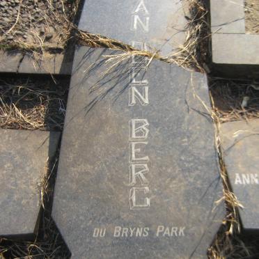 BERG Lourens Petrus, van den 1911-1980 &amp; Anna Catharina Philipina 1916-1993