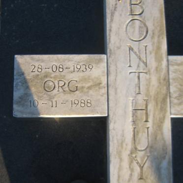 BONTHUYZEN Org 1939-1988 &amp; Miriam 1940-