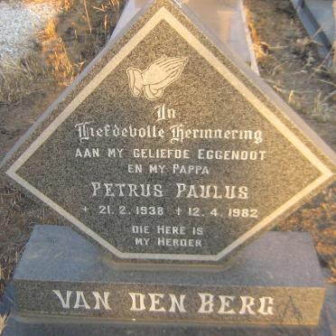 BERG Petrus Paulus, van den 1938-1982