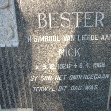 BESTER Nick 1926-1968