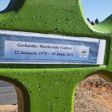 COETZEE Gerhardus Marthieuns 1972-2021
