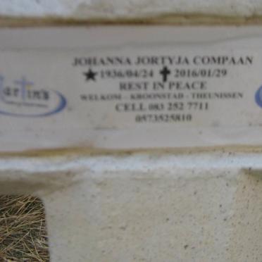 COMPAAN Johanna Jortyja 1936-2016