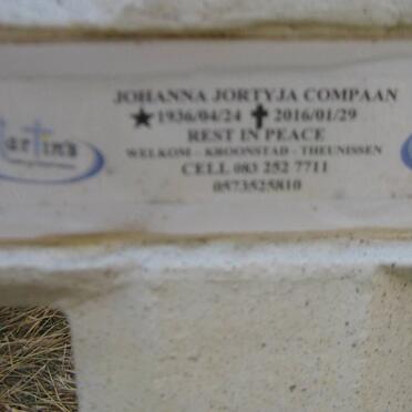 COMPAAN Johanna Jortyja 1936-2016