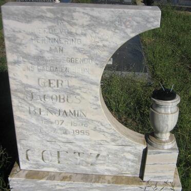 COETZER Gert Jacobus Benjamin 1942-1995