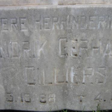 CILLIERS Hendrik Gerhardus 1968-1968