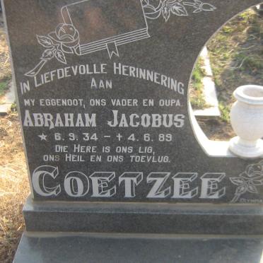COETZEE Abraham Jacobus 1934-1989