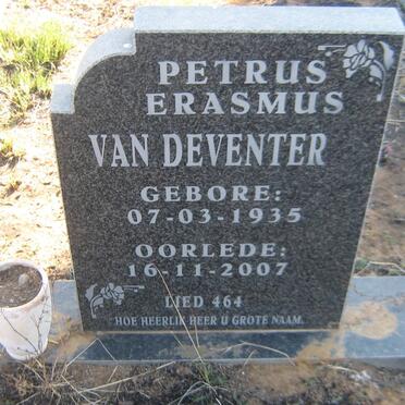 DEVENTER Petrus Erasmus, van 1935-2007
