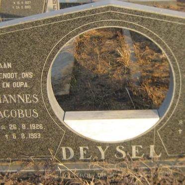 DEYSEL Johannes Jacobus 1926-1983 &amp; Rozanna Alice 1938-