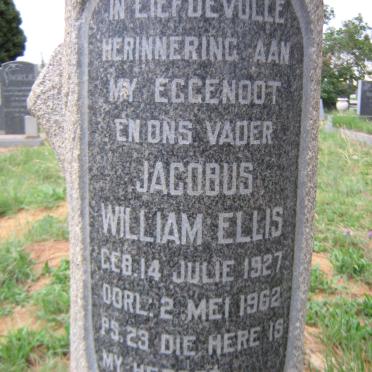 ELLIS Jacobus William 1927-1962