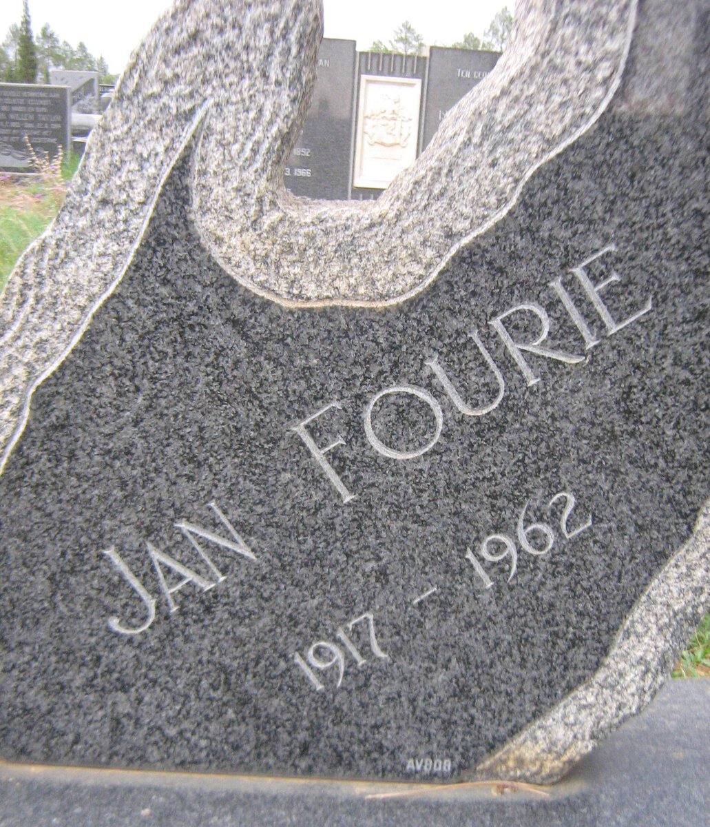 FOURIE Jan 1917-1962