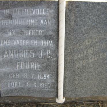 FOURIE Andries J.C. 1894-1967