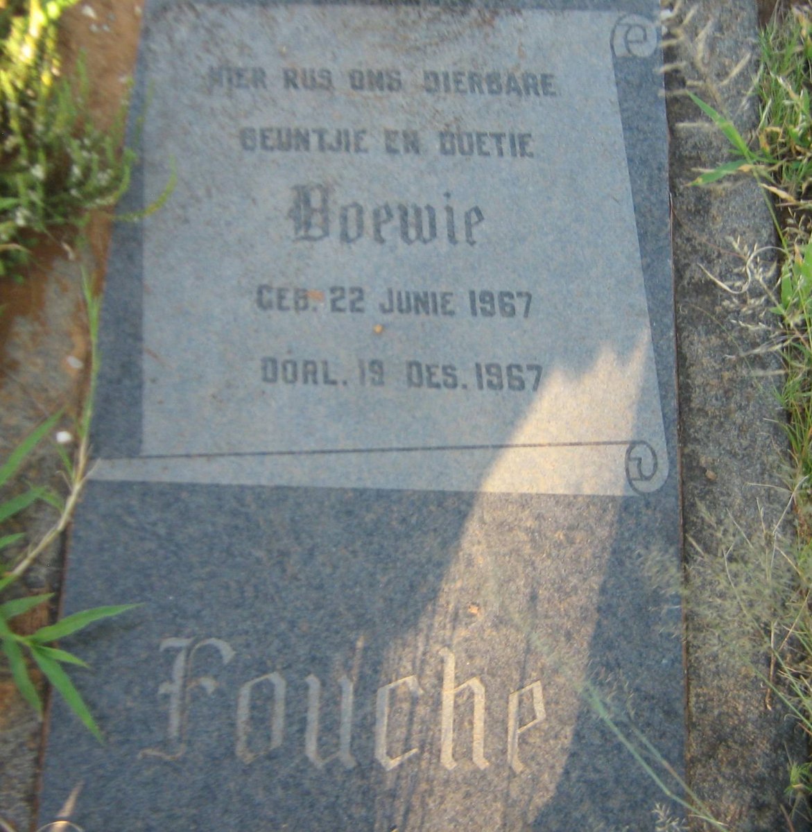 FOUCHE Boewie 1967-1967