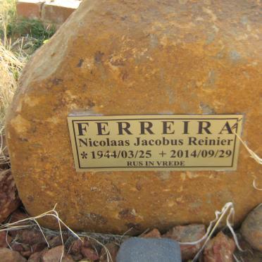 FERREIRA Nicolaas Jacobus Reinier 1944-2014