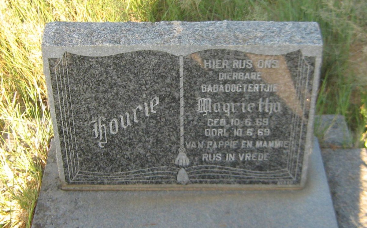 FOURIE Magrietha 1969-1969