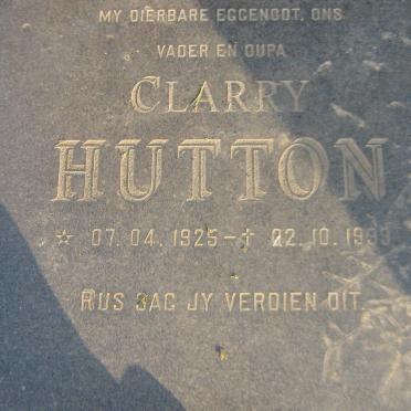 HUTTON Clarry 1925-1999