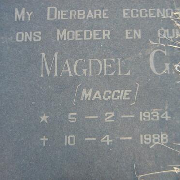HAASBROEK Johannes B. 1930-2014 &amp; Magdel G. 1934-1988