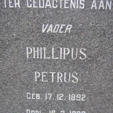 HEEVER Phillipus Petrus, van den 1892-1966 &amp; Isabella Elizabetha Magritha FOURIE 1892-1963 