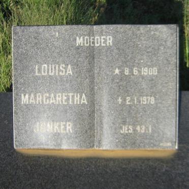 JONKER Louisa Margaretha 1900-1978