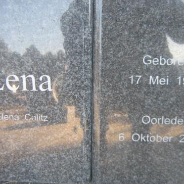 KEMP Nicolas Jacobus Renier 1939-2009 &amp; Elena CALITZ 1935-2006