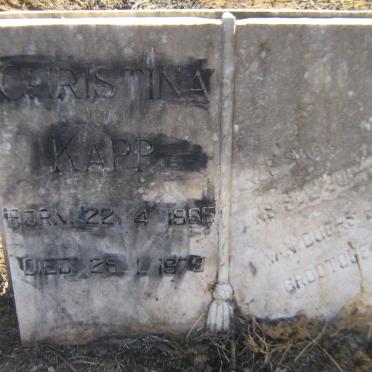 KAPP Christina 1965-1979