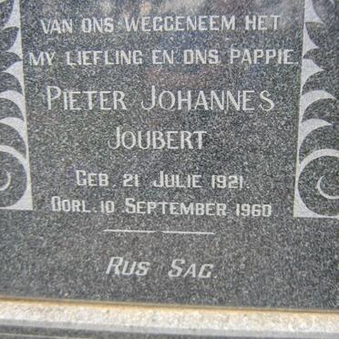 KRITZINGER Pieter Johannes Joubert 1921-1960