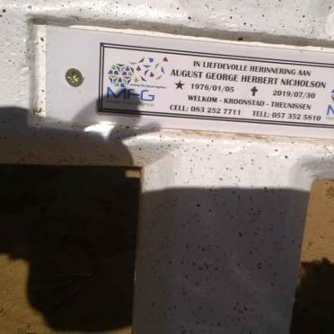 NICHOLSON August George Herbert 1976-2019