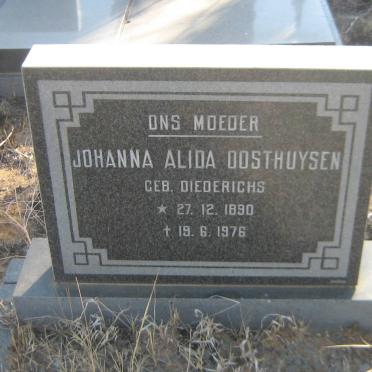 OOSTHUYSEN Johanna Alida nee DIEDERICHS 1890-1976