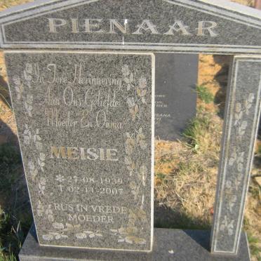 PIENAAR Meisie 1939-2007