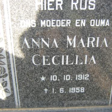 PIETERSE Andreas Jacobus 1912-1983 &amp; Anna Maria Cecillia 1912-1958 :: PIETERSE Andries Chappinnie 1937-1958
