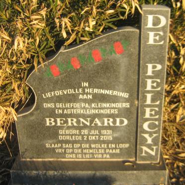 PELECYN Bernard, de 1931-2015