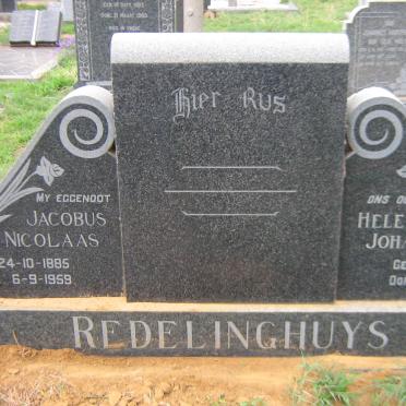 REDELINGHUYS Jacobus Nicolaas 1885-1959 &amp; Helena Johanna 1891-1963