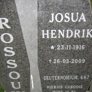 ROSSOUW Josua Hendrik 1916-2009