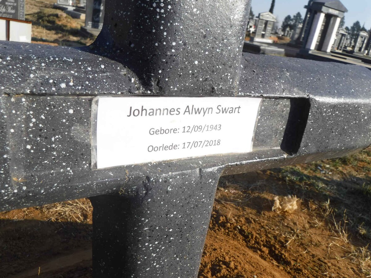 SWART Johannes Alwyn 1943-2018