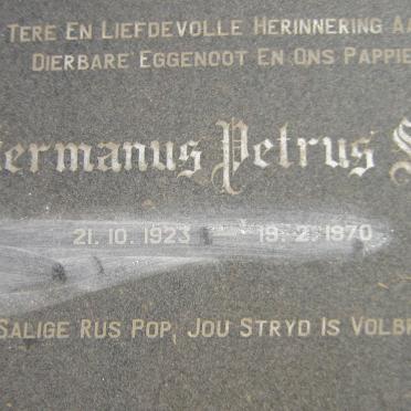 SMIT Hermanus Petrus 1923-1970