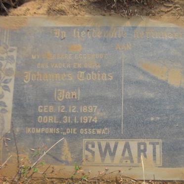 SWART Johannes Tobias 1897-1974